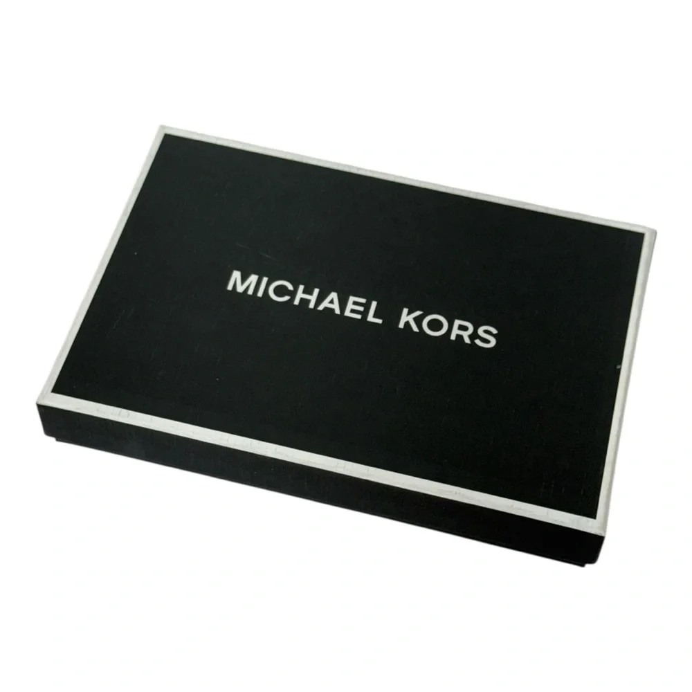 Michael Kors Black Logo Card Case & Keychain Set – NWT - Unisex Wallet